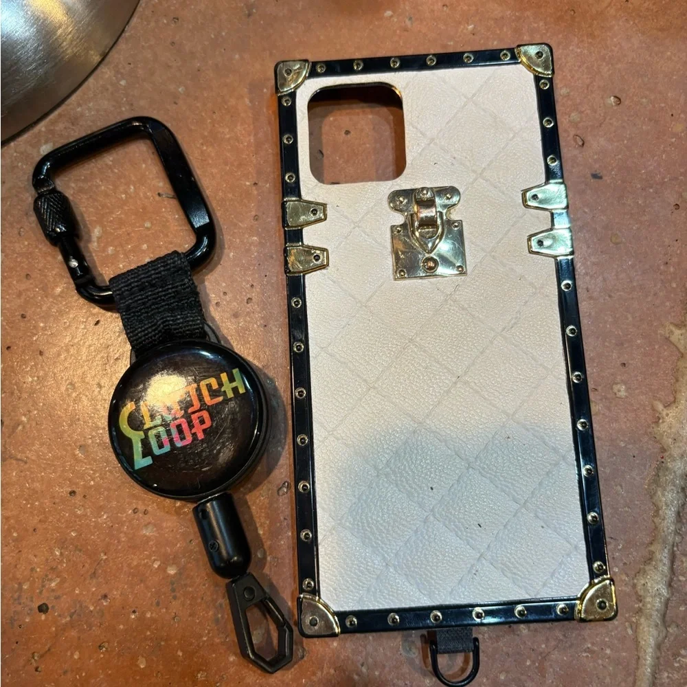 iPhone 12 trunk case with clutch loop